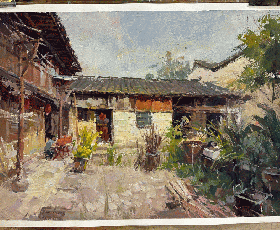 上海美術(shù)聯(lián)考色彩風景